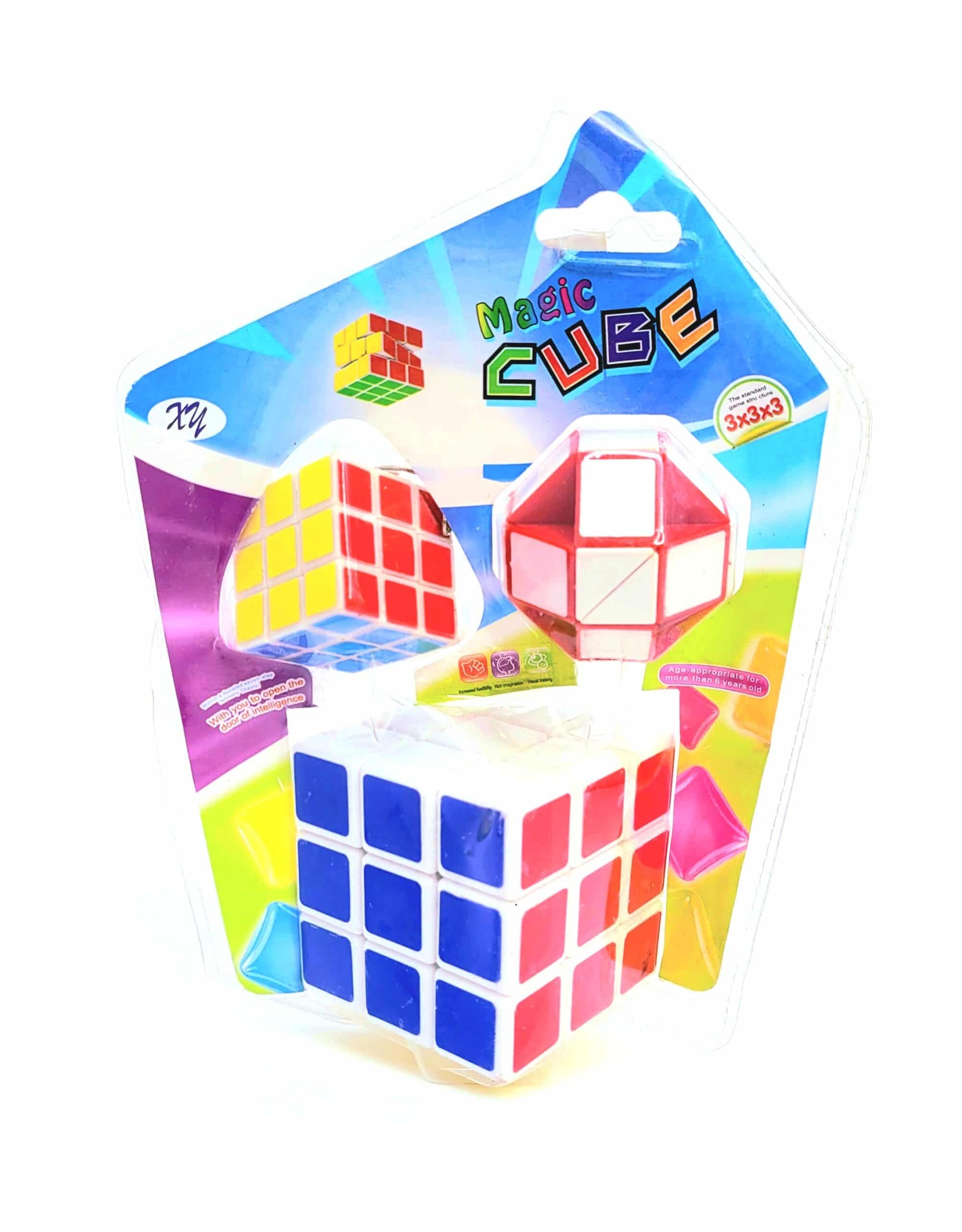 Set od 3 slagalice kocke sa priveskom