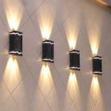 Solarne zidne lampe – set 4 komada za dvorište