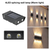 Solarne zidne lampe – set 4 komada za dvorište