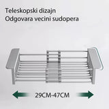 Rasklopivi sušač za sudove preko sudopere