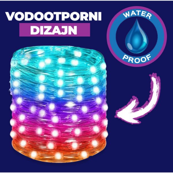 Pametne RGB lampice za jelku sa upravljanjem preko aplikacije – slika 2
