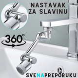 Rotirajući nastavak za slavinu sa dva režima mlaza