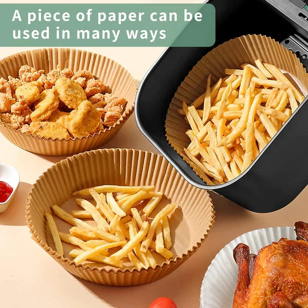 Papir za air fryer – 50 komada, prečnik 20 cm