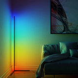 RGB ugaona podna lampa 125 cm sa daljinskim