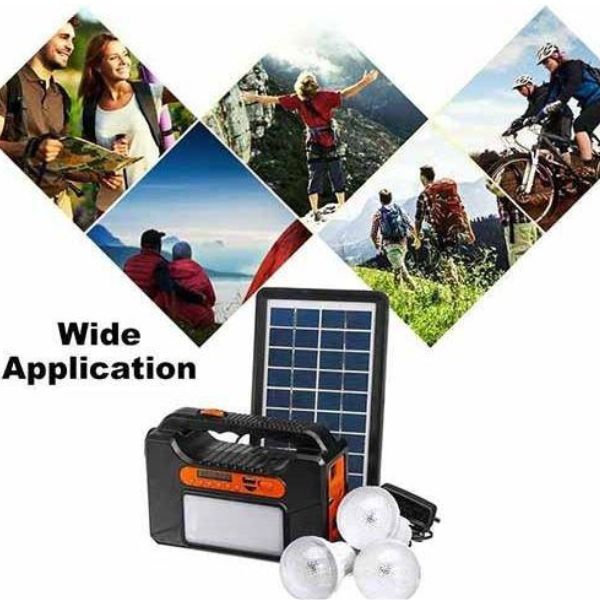 Mini solarni set sa 3 LED lampe, radiom i zvučnikom – slika 3
