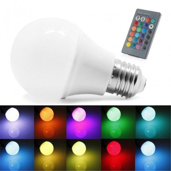 RGB LED sijalica sa daljinskim upravljačem – 8w