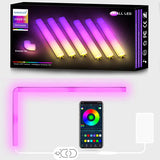 RGB LED štapovi za ambijentalno svetlo, 6 komada, 180 cm