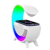 RGB LED lampa sa Bluetooth zvučnikom i bežičnim punjenjem 10W