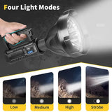 LED lampa od aluminijumske legure sa 4 moda i USB punjenjem