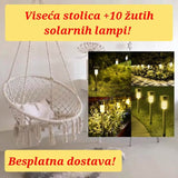 Pletena ljuljaška za sedenje u različitim bojama