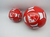 Crvena zvezda na fudbalskoj lopti