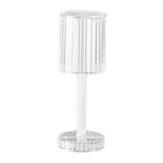 Kristalna dekorativna lampa sa providnim abažurom - slika 1