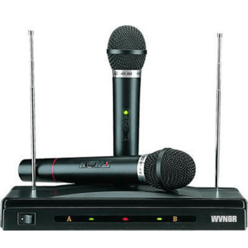 Karaoke set sa 2 bežična mikrofona i prijemnikom