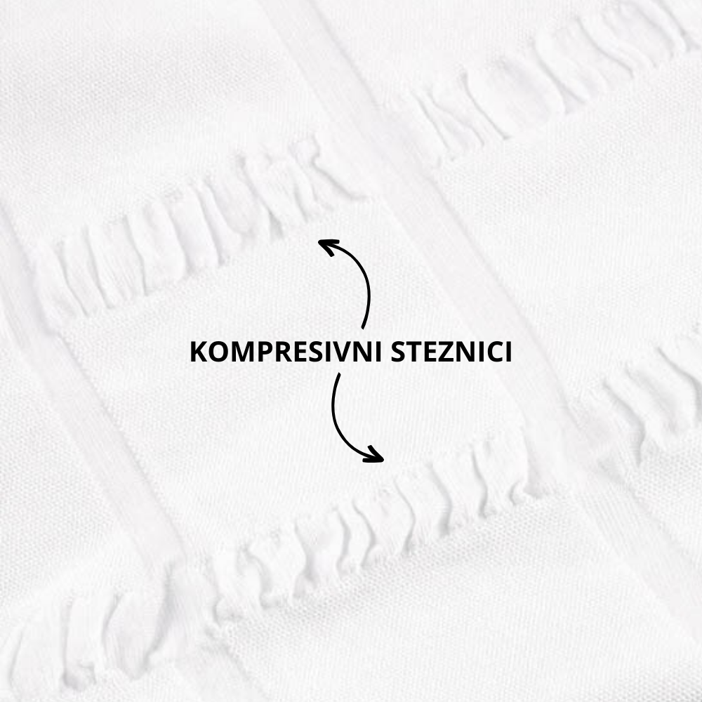 Kompresivna majica za oblikovanje torza – likra i poliester – slika 3