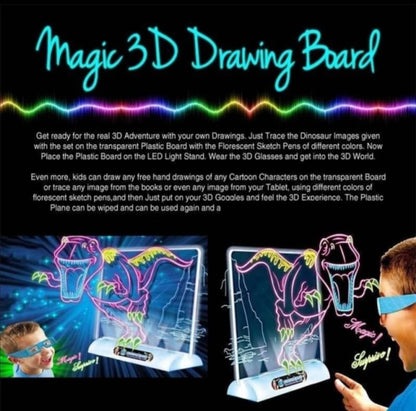 3D magična tabla za crtanje Magic drawing board 3D