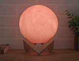 3D lampa mesec sa 16 boja osvetljenja