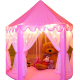 Šator zamak za princeze 140x135 cm sa lampicama i torbom
