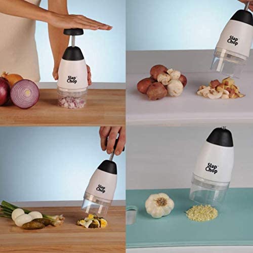Slap Chop seckalica na pritisak — inox noževi - slika 3