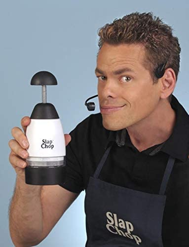 Slap Chop seckalica na pritisak — inox noževi - slika 5