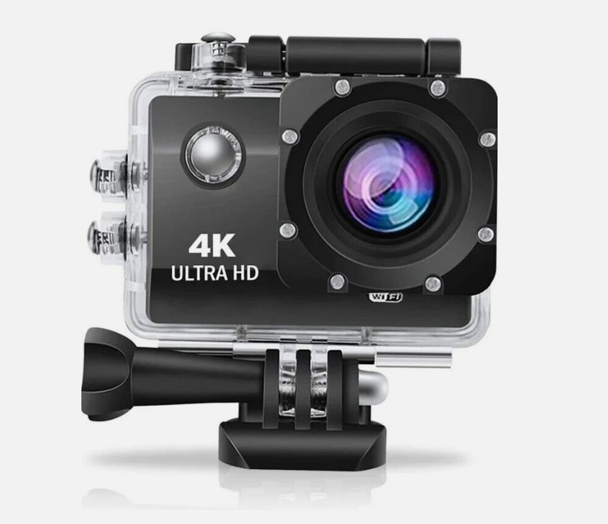 Akciona kamera 4K 30fps sa WiFi i vodootpornim kućištem