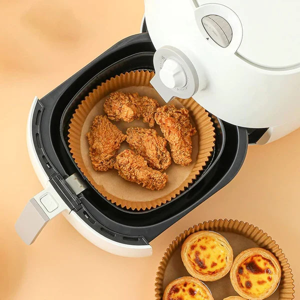 Papir za air fryer – 50 komada, prečnik 20 cm – slika 3