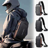 Crossbody torba od oksforda sa bravom na šifru i USB izlazom