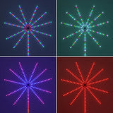 RGB LED traka u obliku vatrometa sa daljinskim i aplikacijom