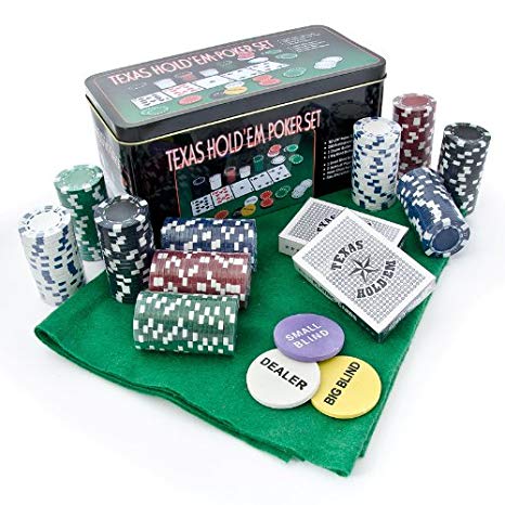 Veliki poker set sa 200 čipova i 2 špila karata