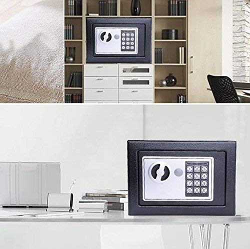 Sef sa elektronskom šifrom i dva ključa – 23x17x17 cm – slika 5