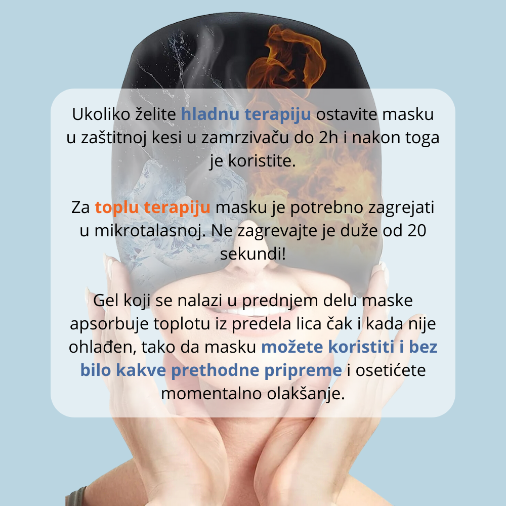 Gel maska za oči i čelo – hladna i topla obloga – slika 4