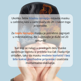 Topla udobnost za glavu, lice i oči — višekratna maska