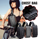 Crossbody torba od oksforda sa bravom na šifru i USB izlazom
