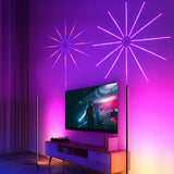 RGB LED traka u obliku vatrometa sa daljinskim i aplikacijom