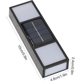 Zidna solarna lampa K001, set od 2 komada