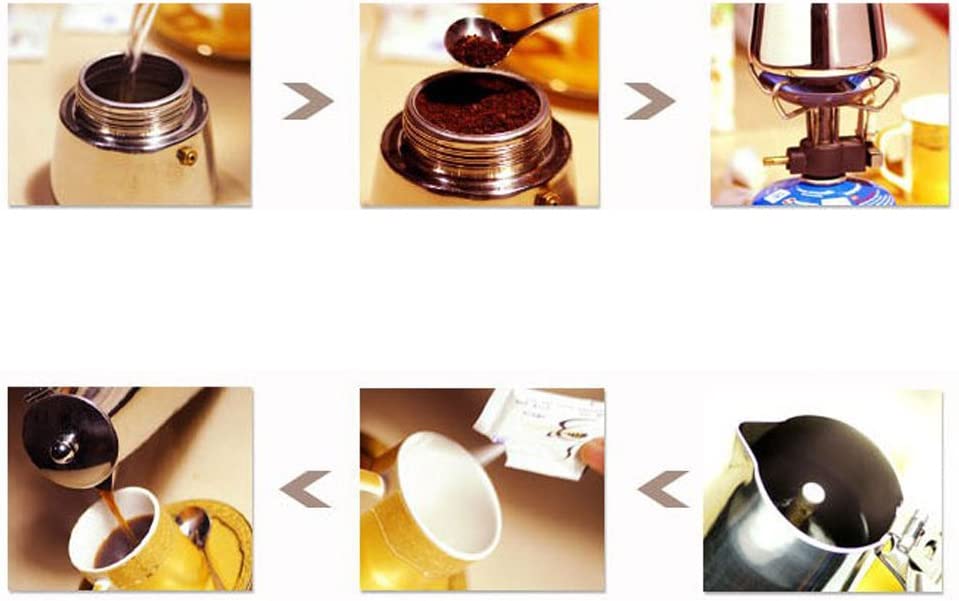 Aluminijumska džezva za espresso (moka) - slika 4