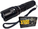 Taktička LED lampa X900 sa zumom i dometom 500 m