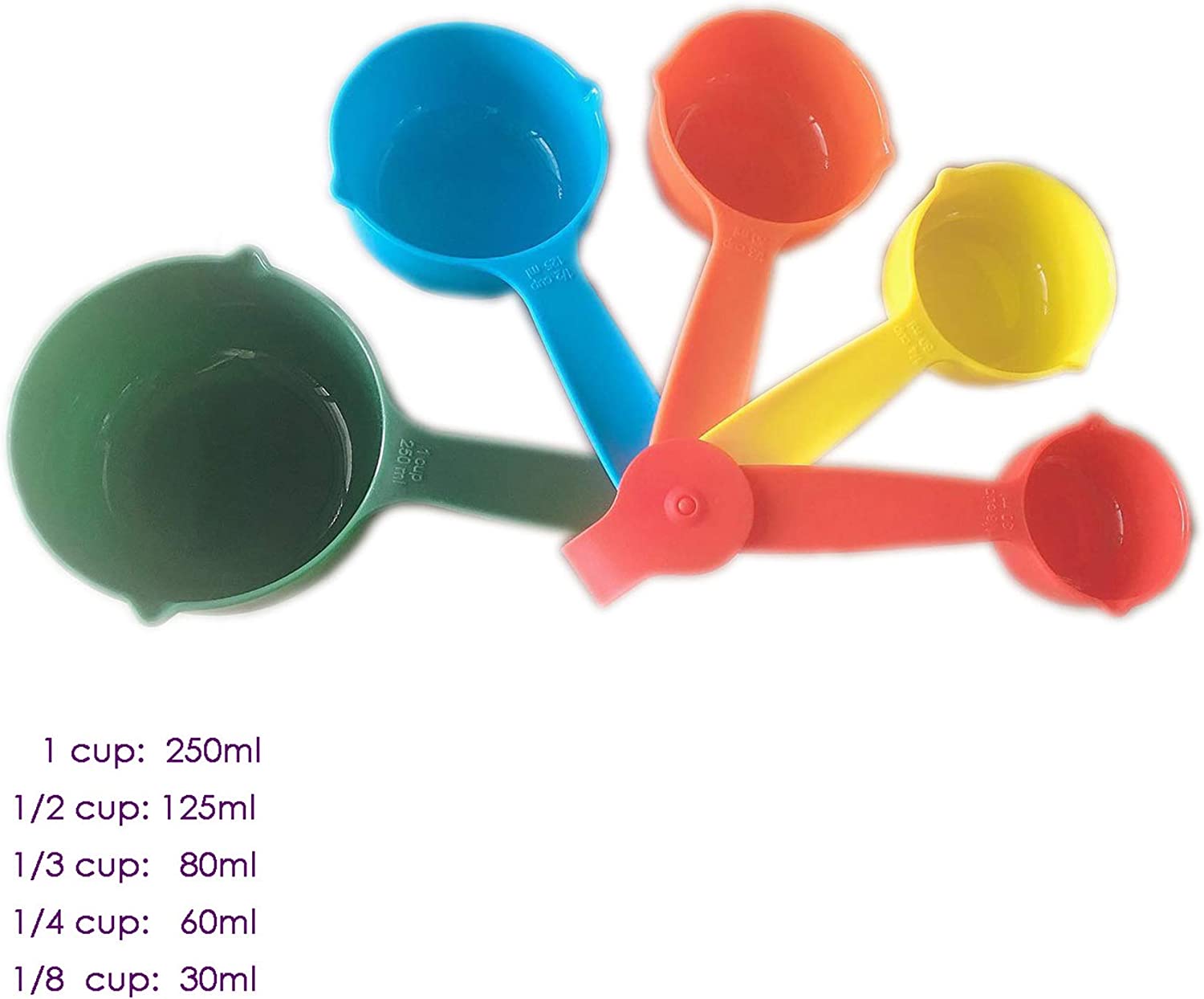 Merne kašike set 6 kom u boji - slika 4