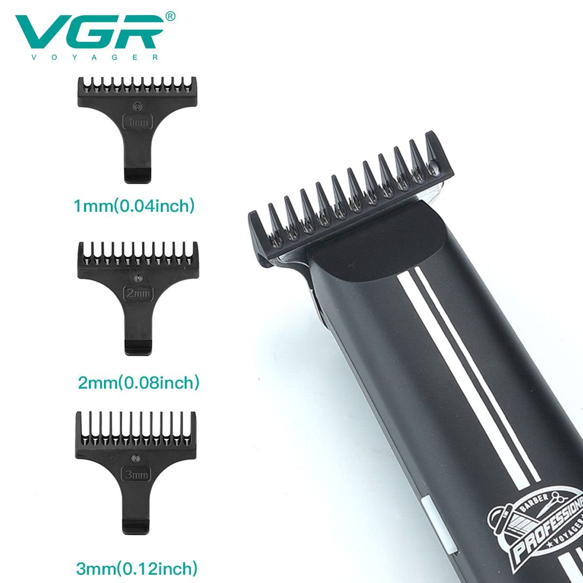 VGR V-007 mašinica — USB punjenje, 3 nastavka - slika 5