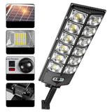 Vodootporna solarna ulična lampa W789A-6 150 W