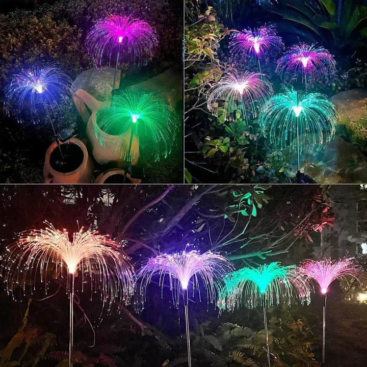 Solarne lampe meduze – 2 komada, IP65, 7 boja – slika 4