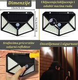 Solarni reflektor sa senzorom pokreta i tri režima rada