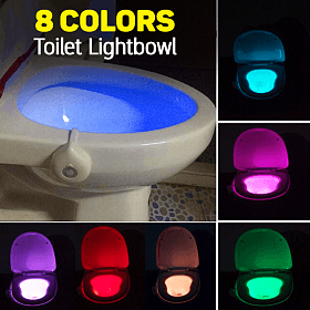 LED lampa za WC šolju — menja 8 boja - slika 4