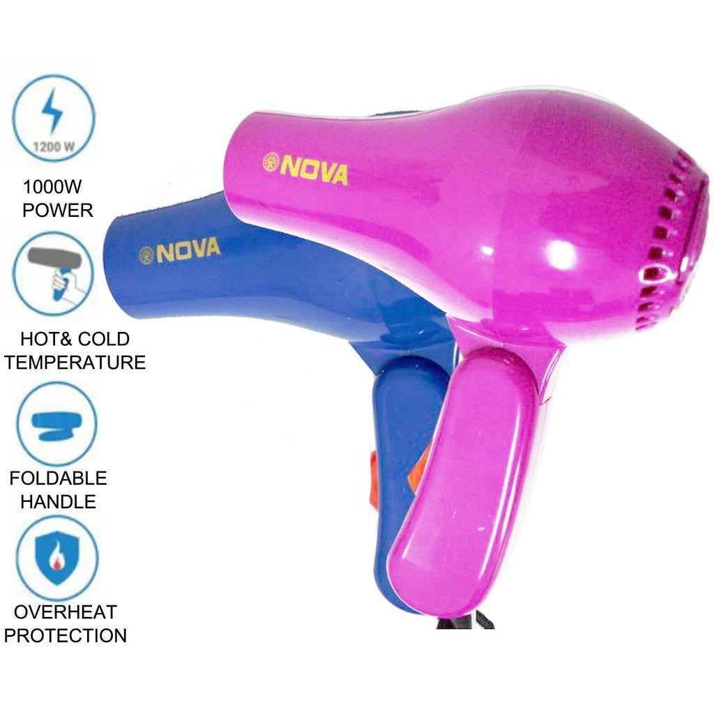 Nova rasklopivi fen 1000 W — savija se za putovanje - slika 1