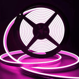 Neon LED traka 5 m pink, IP65, DC 12V