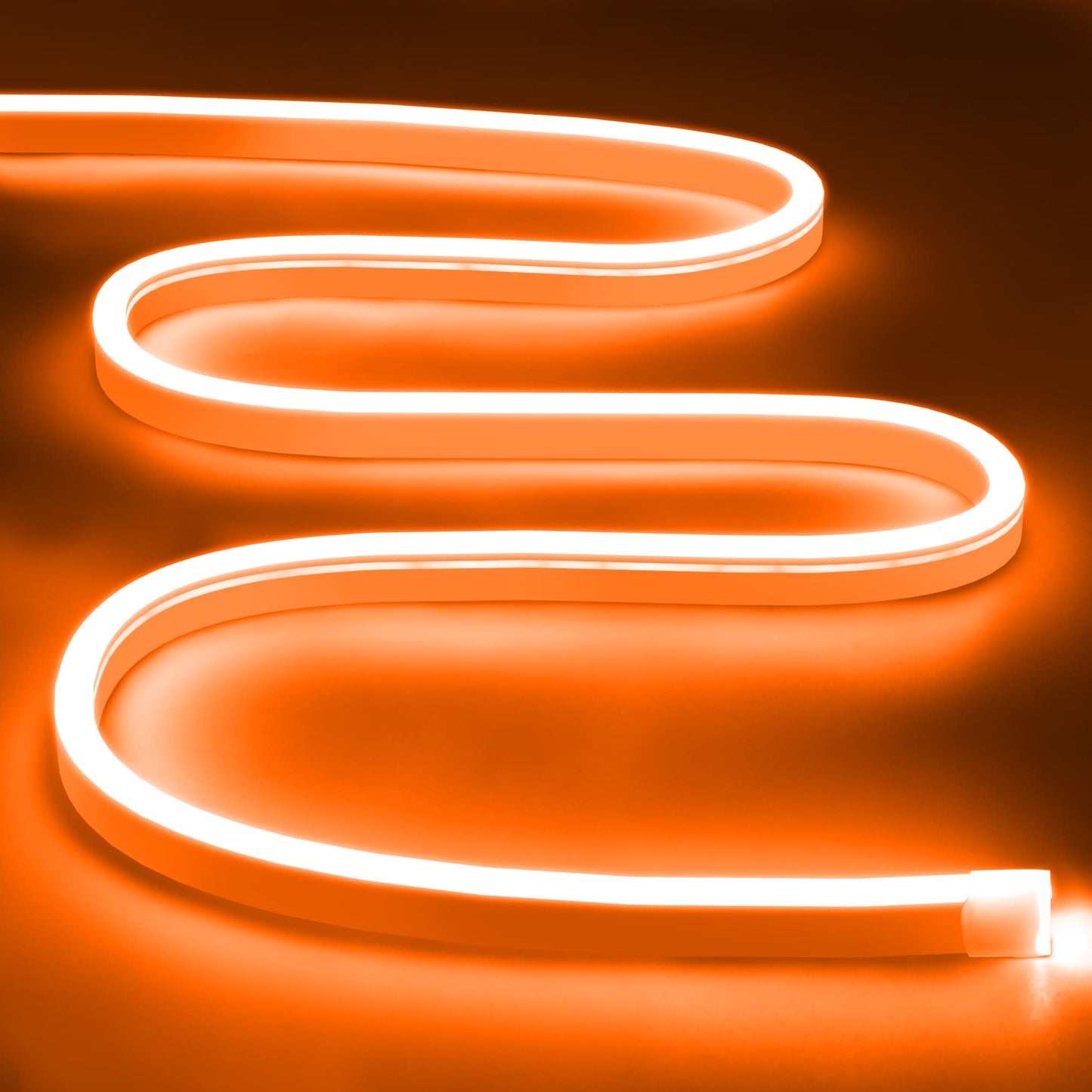 LED neon traka 5 m narandžasta – 12V, IP65 – slika 2