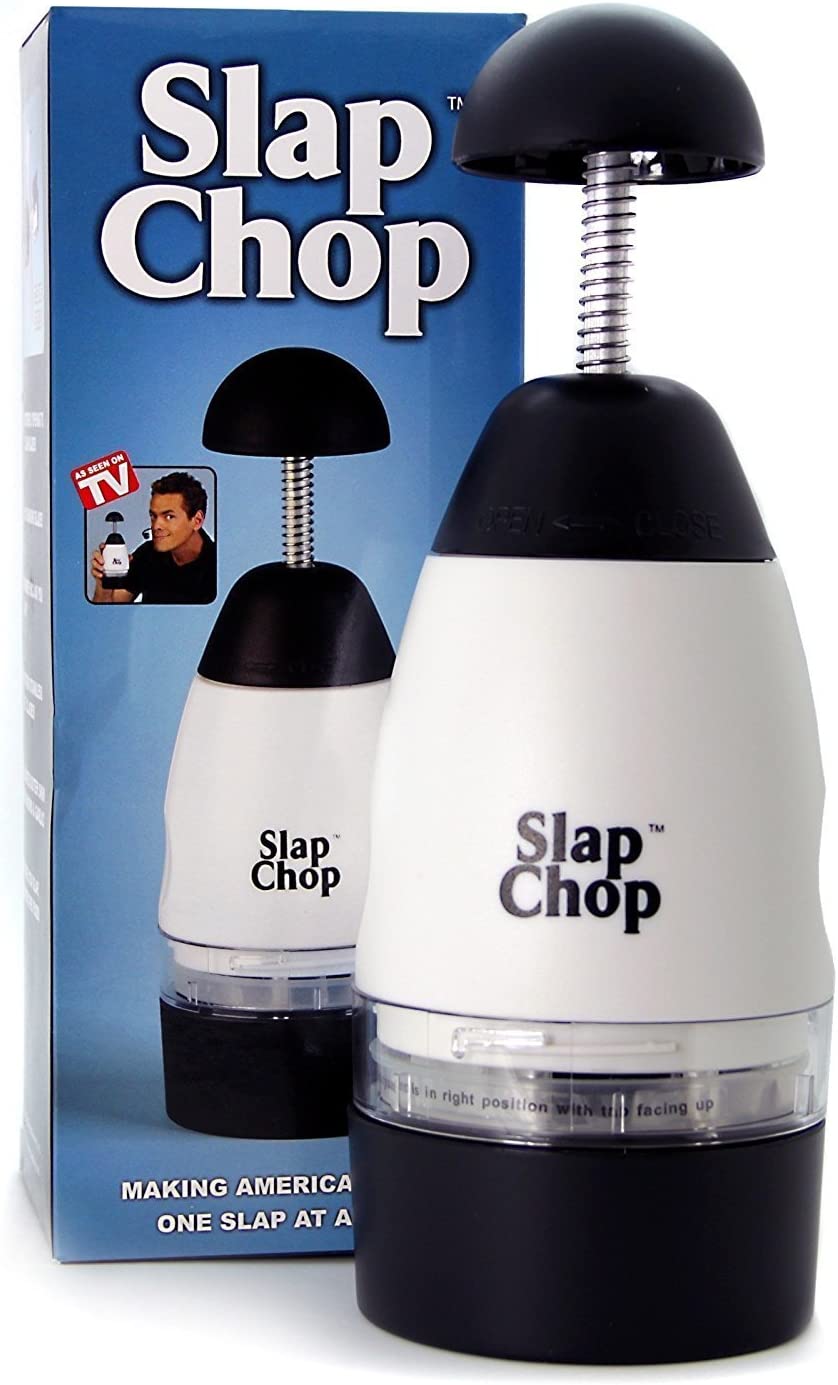 Slap Chop seckalica na pritisak — inox noževi - slika 1