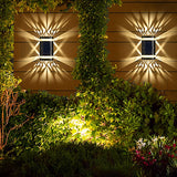 Solarna dekorativna zidna LED lampa K003