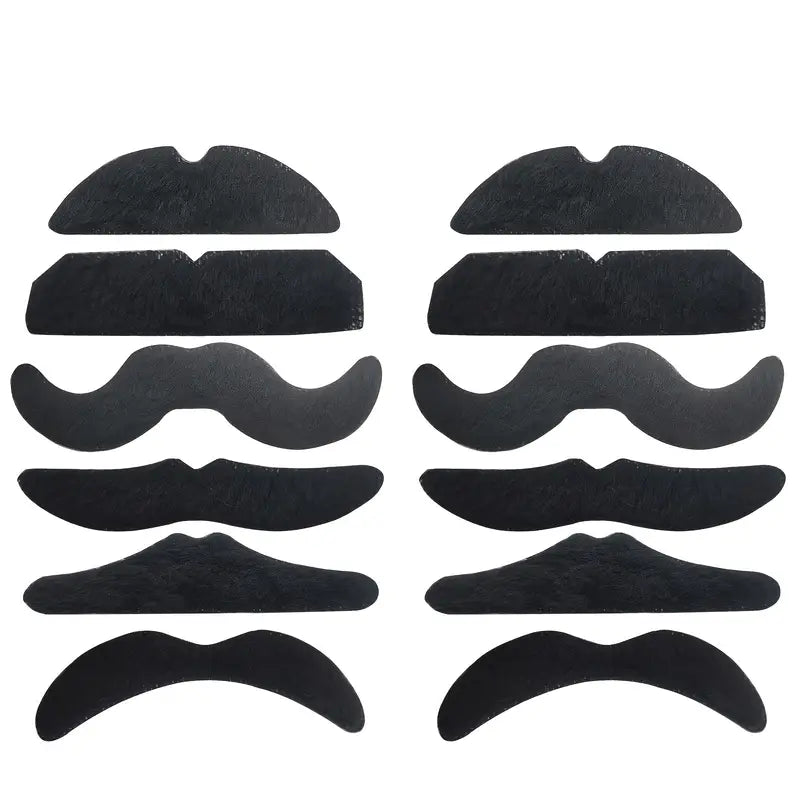 Samolepljivi brkovi – set za maskenbal i zabave – slika 2