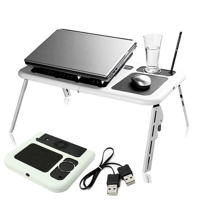 Sklopivi sto za laptop sa 2 USB ventilatora