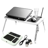 Sklopivi sto za laptop sa 2 USB ventilatora